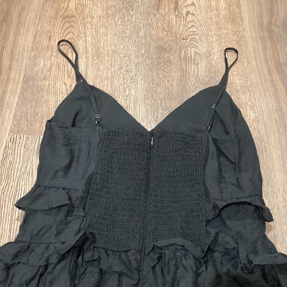 Black Abercrombie Ruffle Dress - Picture 4 of 6